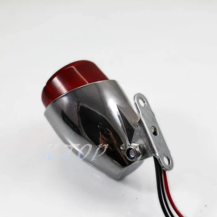 ZORBYZ мотоциклетный хромированный светодиодный задний стоп сигнал фонарь для Кафе