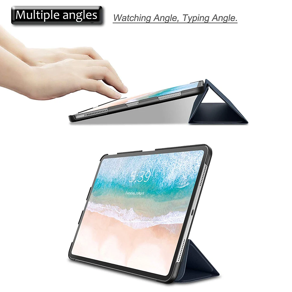Ультратонкий умный чехол для нового iPad Pro 12,9, противоударный чехол из искусственной кожи с магнитной застежкой для iPad Pro 12,9 чехол