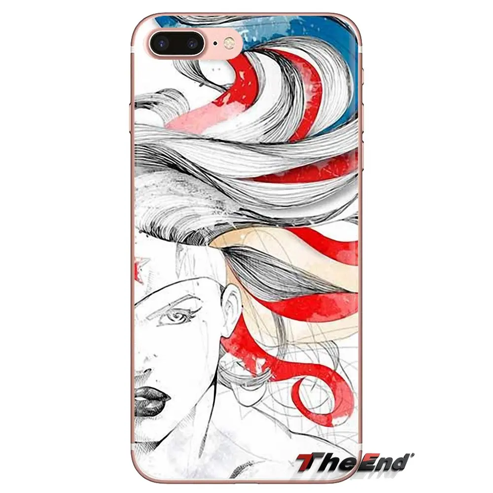 Transparent Soft Shell Covers For Xiaomi Mi4 Mi5 Mi5S Mi6 Mi A1 A2 5X 6X 8 9 Lite SE Pro Max Mix 2 3 2S dc Anime Wonder Woman |