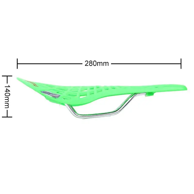 Comfortable Plastic Bike Hollow Saddle Seat Cushion for Outdoor MTB Cycling Fast air flow makes the cushion and riding pants