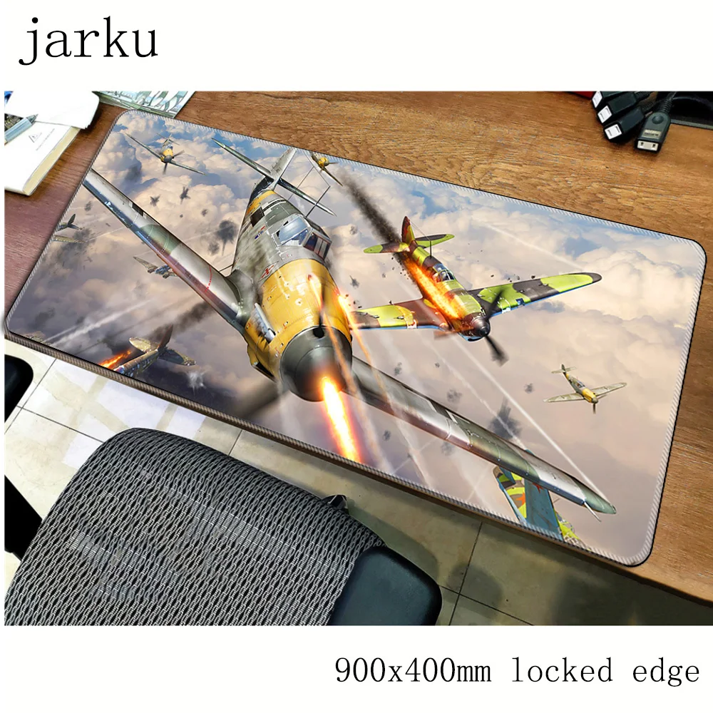 Игровой коврик для мыши war thunder 900x400 мм гелевый большой ноутбука милый аксессуары