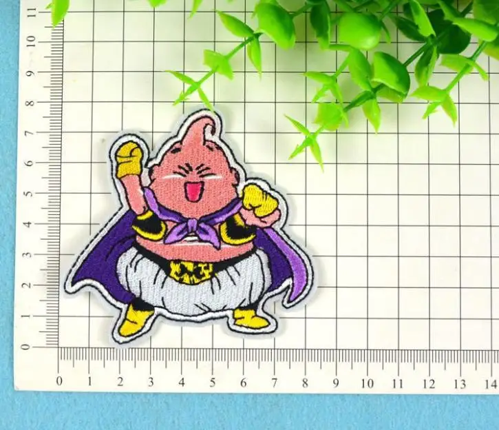 12 шт./компл. горячая Распродажа аниме Dragon Ball Z Goku патчи железные на одежда с вышивкой патчи для Костюмы наклейки для одежды