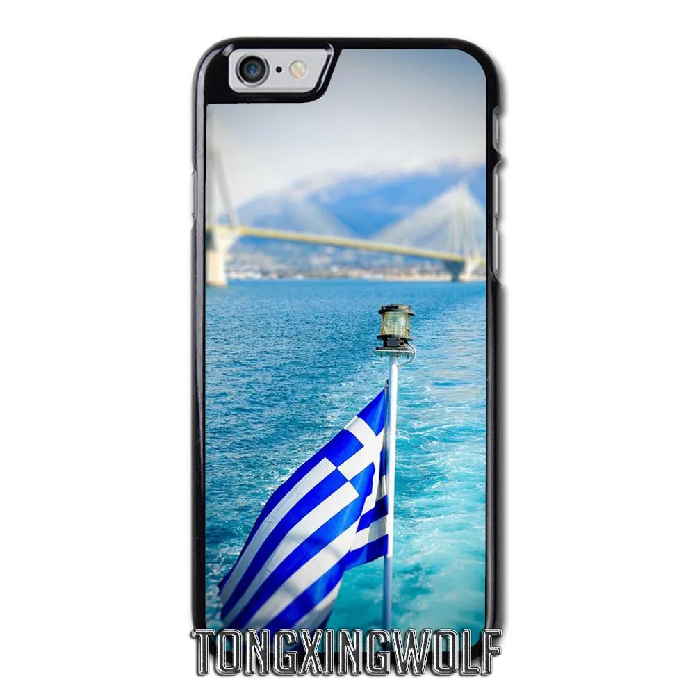 Греческий Греция Флаг автомобильный чехол для iPhone 4S 5S SE 6 S 7 8 XR XS Max samsung Note 9 S5 S6 S7