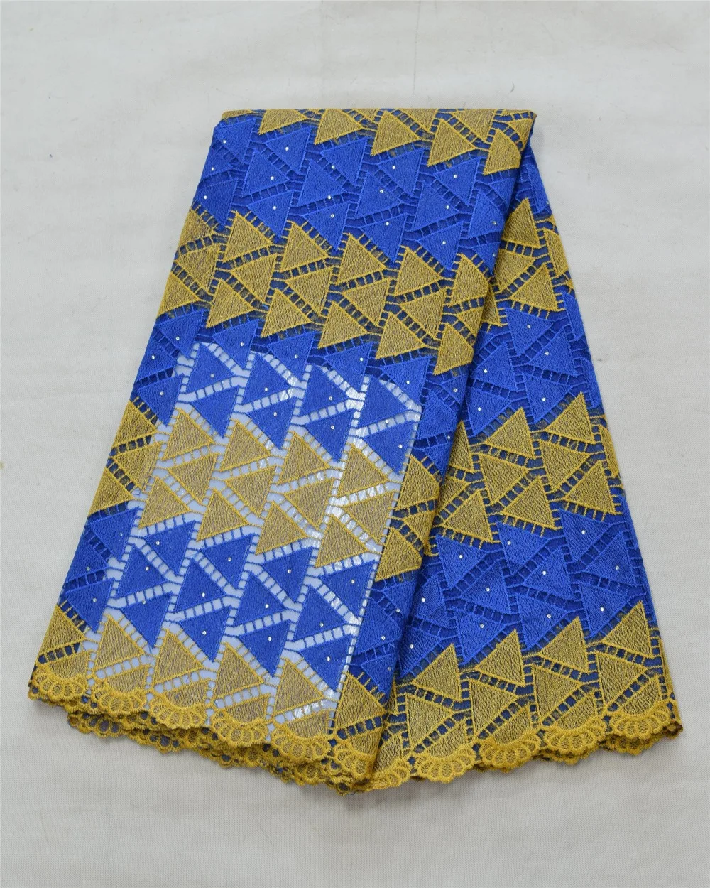 2017 High Quality African Lace Fabric For Wedding Embroidered France mesh Fabrics orange color Stones Guipure Cord | Дом и сад