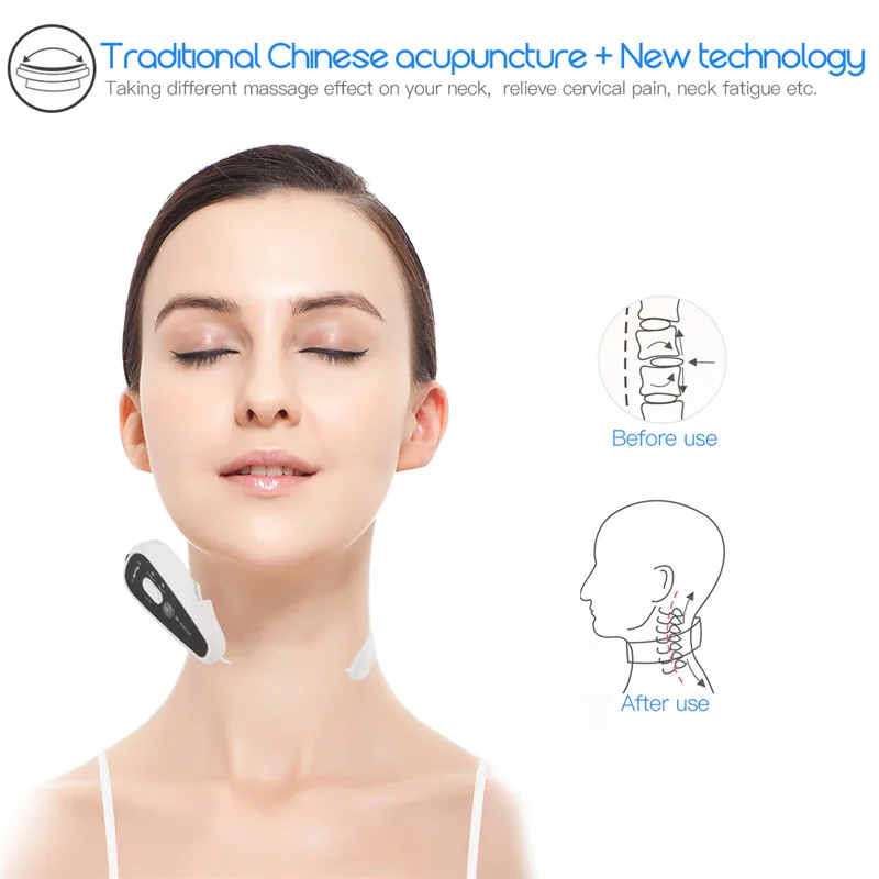 Электрический импульсный массажер для шеи беспроводной шейного позвонка