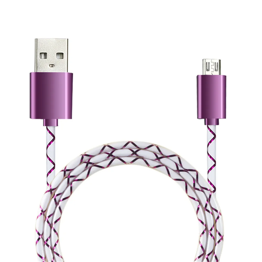 2 шт. универсальный кабель Micro USB зарядный шнур совместимый с Android кабели для