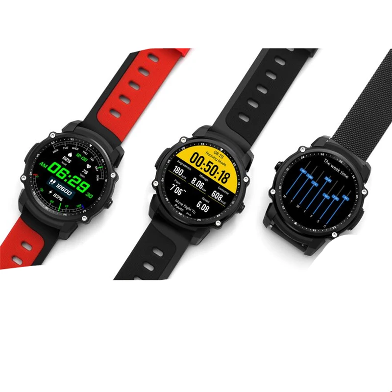 Для ios и android FS08 спортивные умные часы фитнес трекер: монитор сердечного ритма