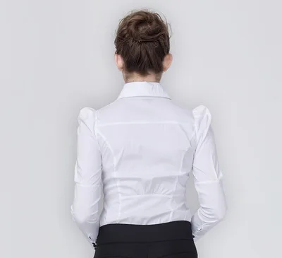 Боди женское офисное с длинным рукавом рубашка в офисном стиле топ костюм для