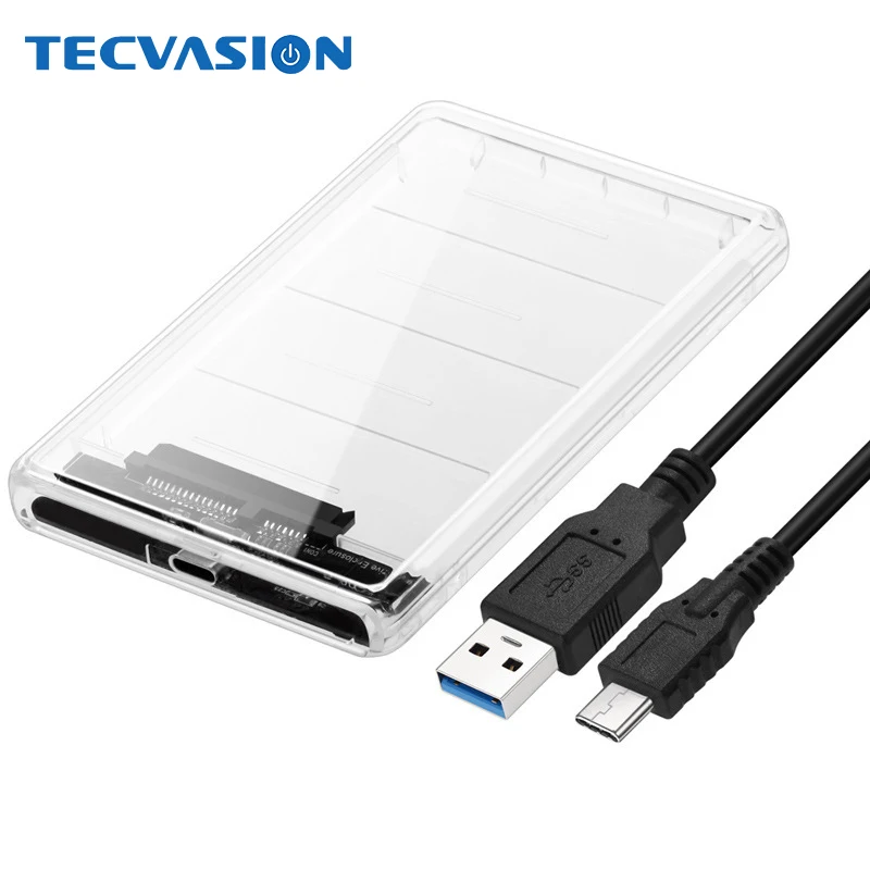 Высокое качество 2 5 дюймов USB 3 0 1 Type C SATA Hd коробка SSD HDD жесткий диск Внешний корпус