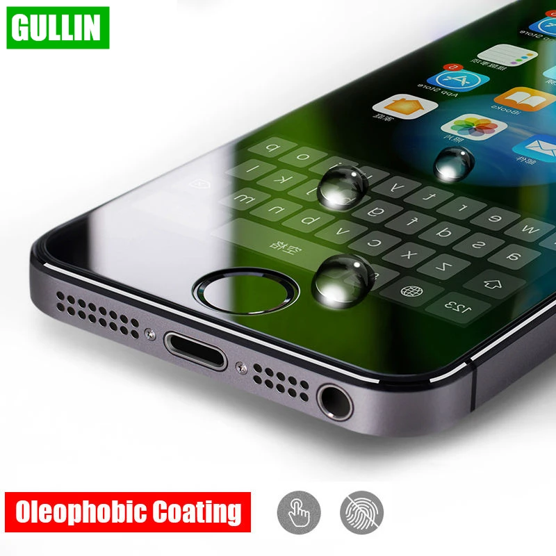 Закаленное стекло GULLIN для iPhone 5S 5 SE 5C защита экрана HD 9H от синего света защитная
