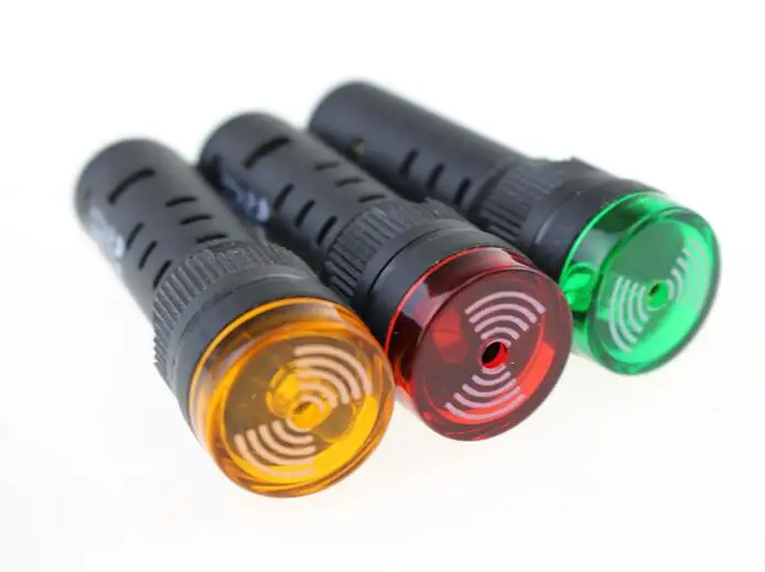 Зуммер AD16 16SM DC 12 В 16 мм звуковой и светильник вой мигающий зуммер AD16|light buzzer|buzzer
