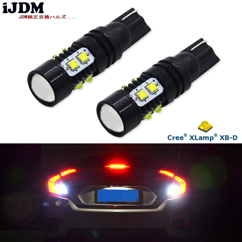 IJDM очень яркий проектор высокой мощности T10 T15 W16W светодиодный Белый прожектор