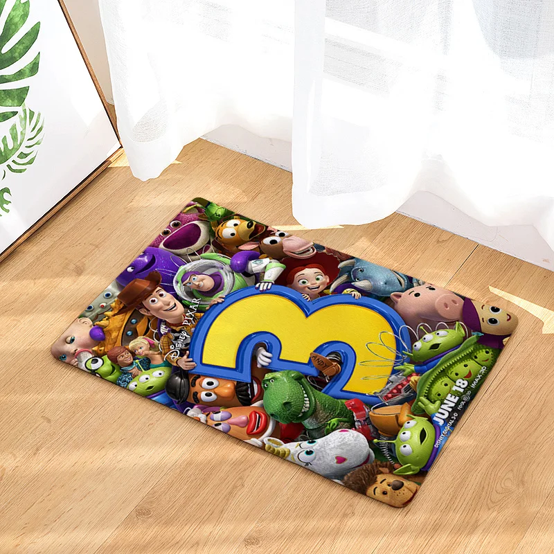 see chart IVYYE Woody Buzz индивидуальный коврик с рисунком из аниме украшения для дома ковры мультяшный коврик для спальни коврики для ванной плюшевые коврики коврик для двери Новинка - Цвет: see chart