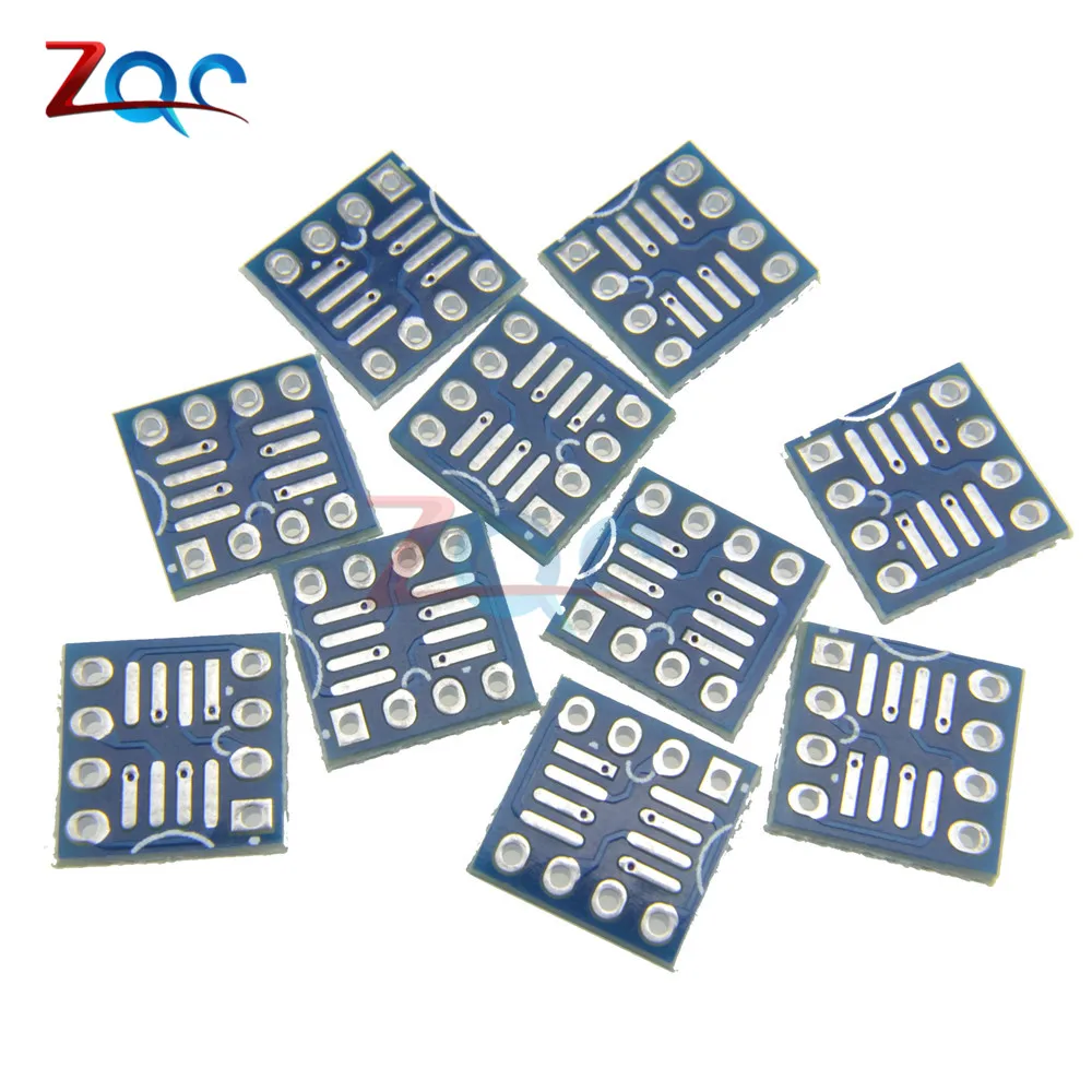 10 шт. SOP8 SO8 SOIC8 К DIP8 плата интерфейса PCB адаптер пластина Новинка|soic8 to dip8|soic8 sop8 dip8soic8