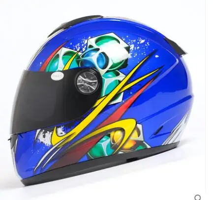 Шлем мотоциклетный длинный для мужчин и женщин всесезонный противотуманный