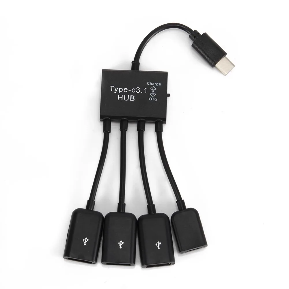 Новинка Лидер продаж адаптер 4 в 1 с разными портами типа C на USB 2 0 кабель OTG