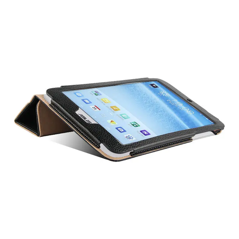 Чехол из воловьей кожи для ASUS MeMo Pad 8 защитный смарт-чехол натуральной планшета asus
