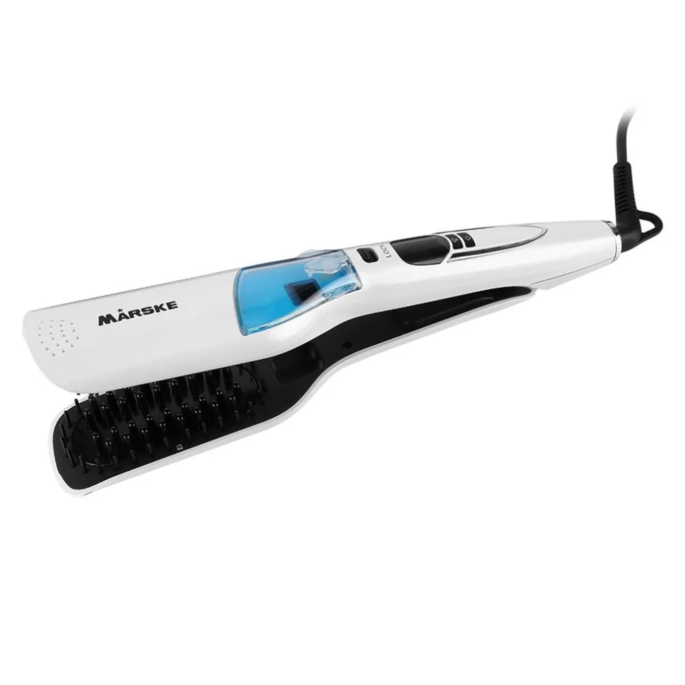 Dry &amp Wet Steam Styler Hair Straightener Mist Spray Straightening Brush Non-damaging Heated Comb Gifts | Красота и здоровье