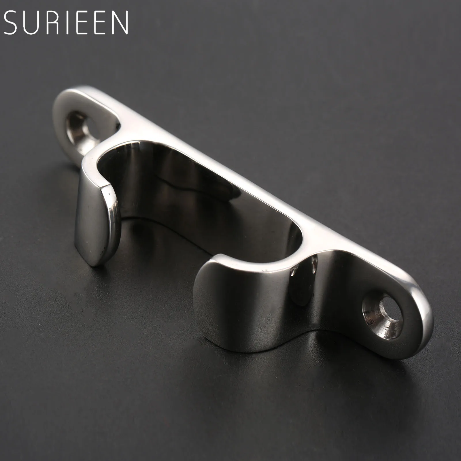 SURIEEN 4 дюйма 100 мм серебристый цвет 316 из нержавеющей стали прямой Fairlead Bow Chock Boat