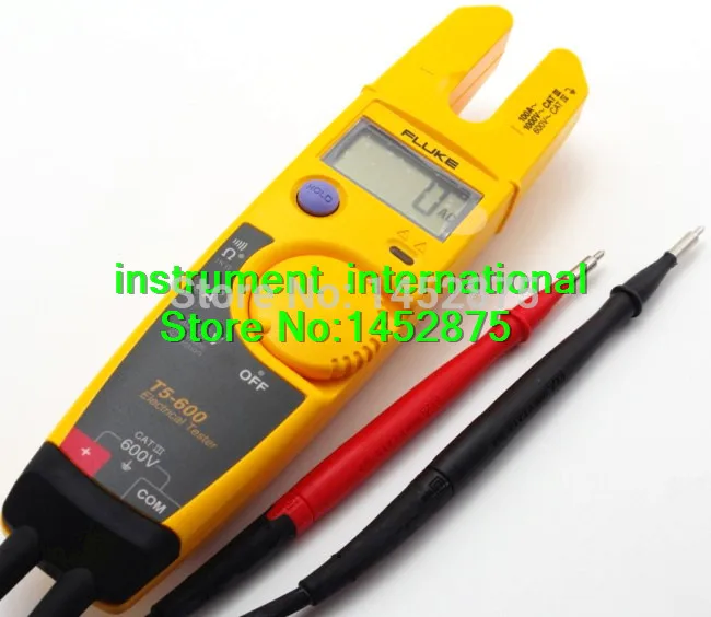 FLUKE T5 600 V зажим непрерывность тока Электрический тестер|tester|tester electrictester fluke |