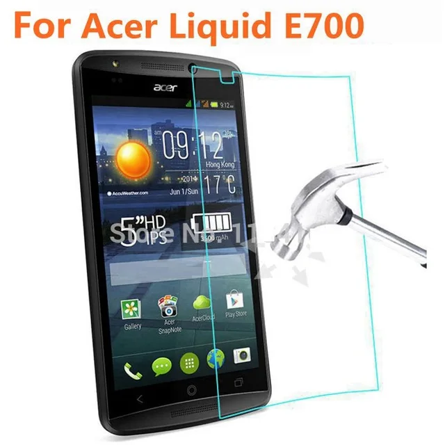 2.5D Закаленное стекло для Acer Liquid E700 Высококачественная защитная пленка