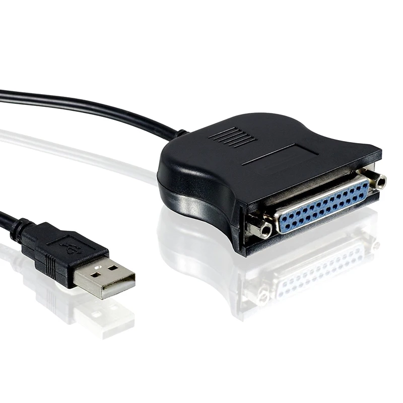 2019 горячий Кабель адаптер USB папа на 25 Pin женский параллельный порт принтер