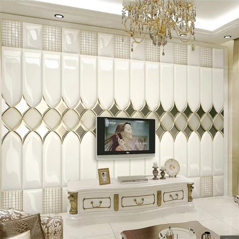 Beibehang пользовательские обои 3d papel de parede роскошные золотые простые европейские