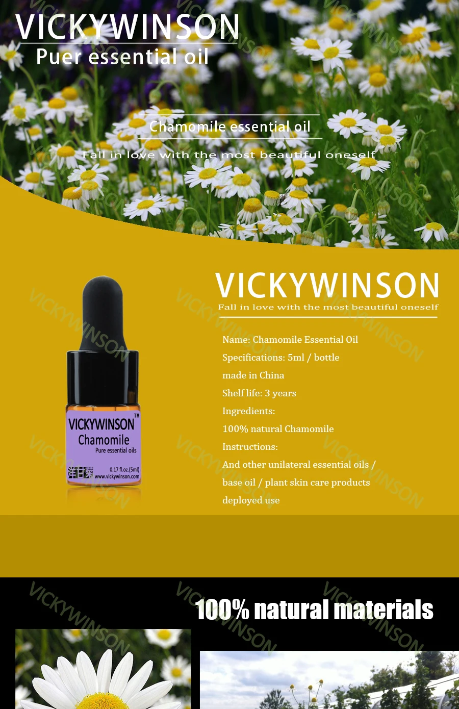 Vickywinson Эфирное масло ромашки косметика парфюмерия диспенсер 5 мл ромашки чистые эфирные масла Омолаживающий увлажняющий уход за кожей против WD51
