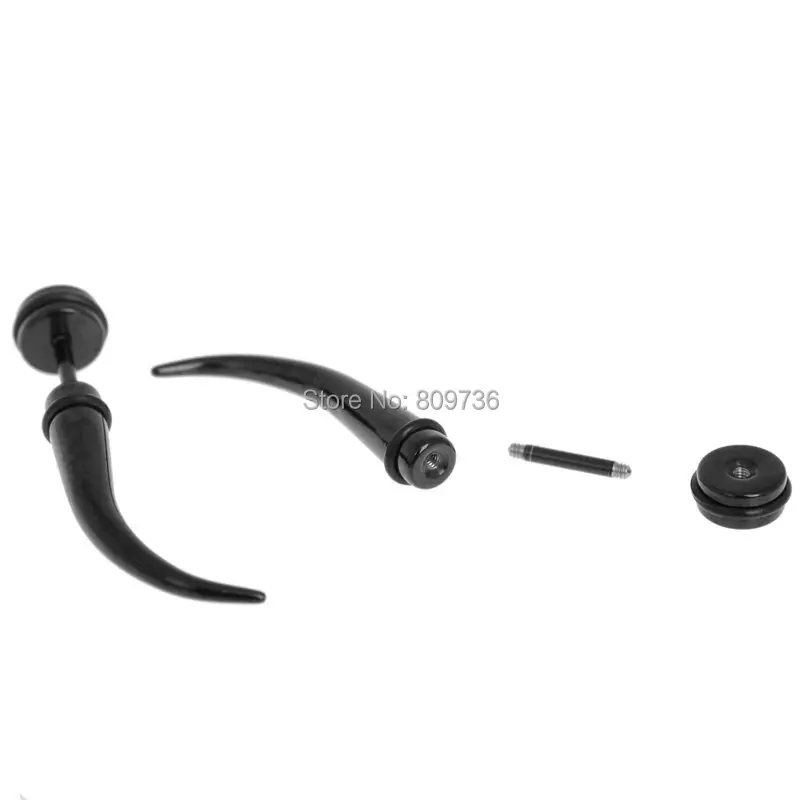 1 шт. мужские панковские серьги с коническим шипом из нержавеющей стали