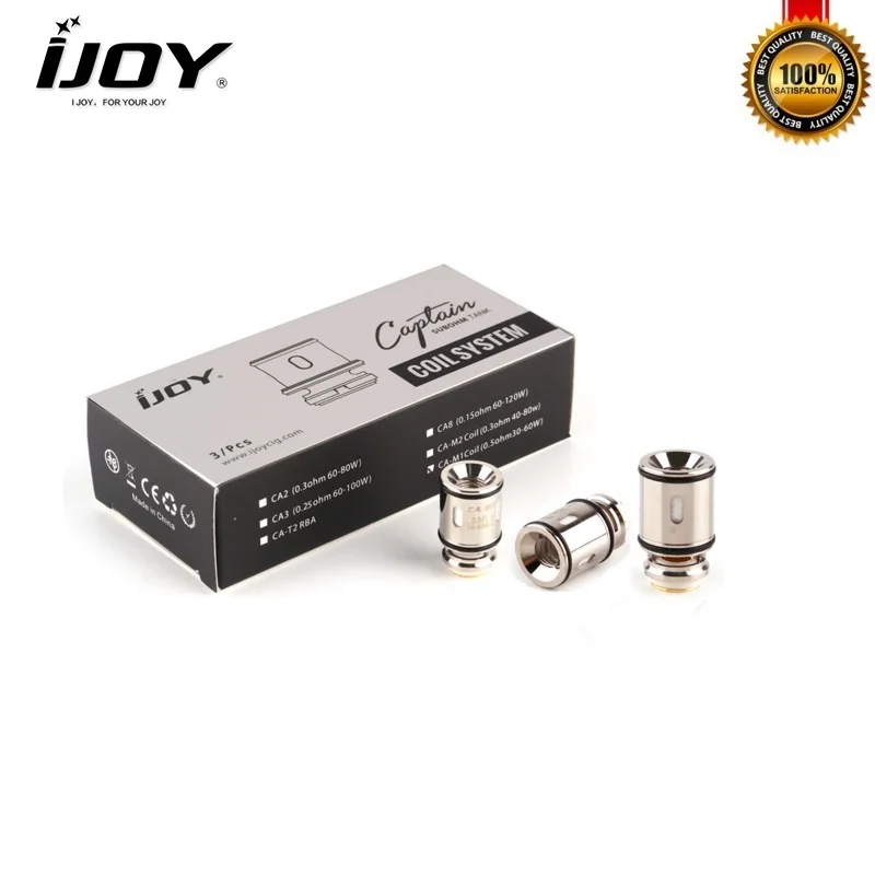 Атомайзер IJOY Captain Mini 6 шт./лот катушка 0 5ом и 3ом для атомайзера Sub ohm вейп бак