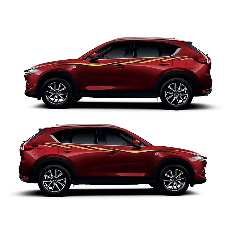 World Datong наклейка на дверь автомобиля для Mazda CX-5 виниловая авто линия талии полосы |