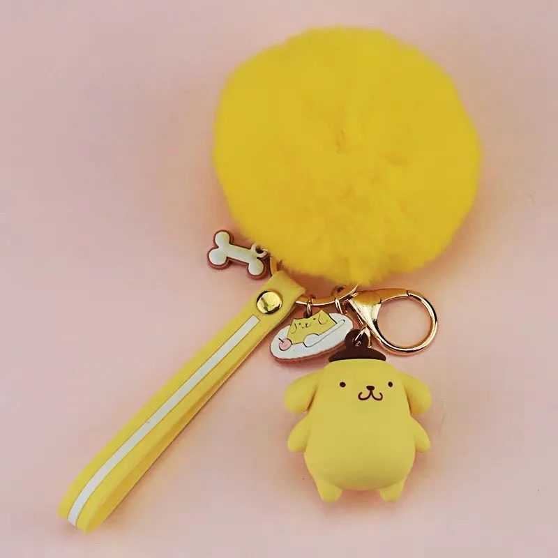 05 3D креативный брелок Sanrio серии My Melody Pudding Cinnamoroll Dog, брелок для ключей с подвеской, брелок для девочек, фигурная игрушка - Цвет: 05