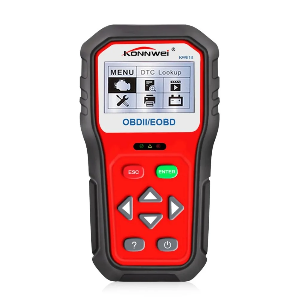 KW818 OBD2 OBDII EOBD Scanner Car Code Reader Tester Pro Diagnostic Tool For Check Engine Support Protocol Cars | Инструменты