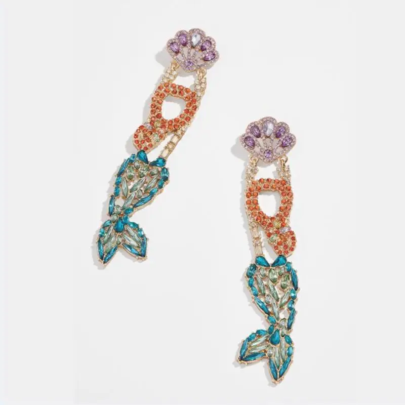 Новые серьги капли za Boho свадебные Большие массивные Висячие ювелирные изделия