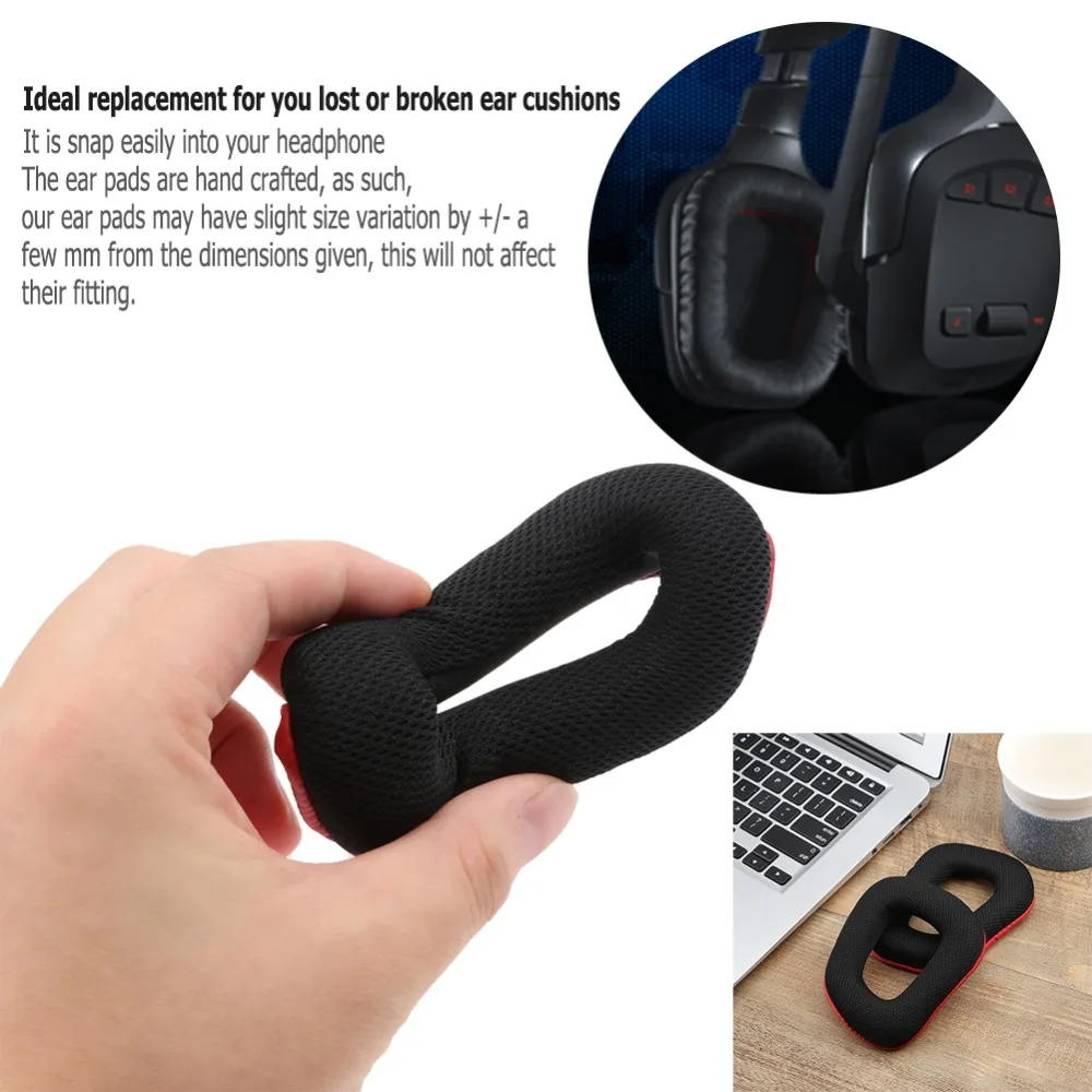1 шт., сменные амбушюры, оголовье, подушка для logitech G930, наушники-амбушюры для гарнитуры logitech G930, наушник, ушной наушник
