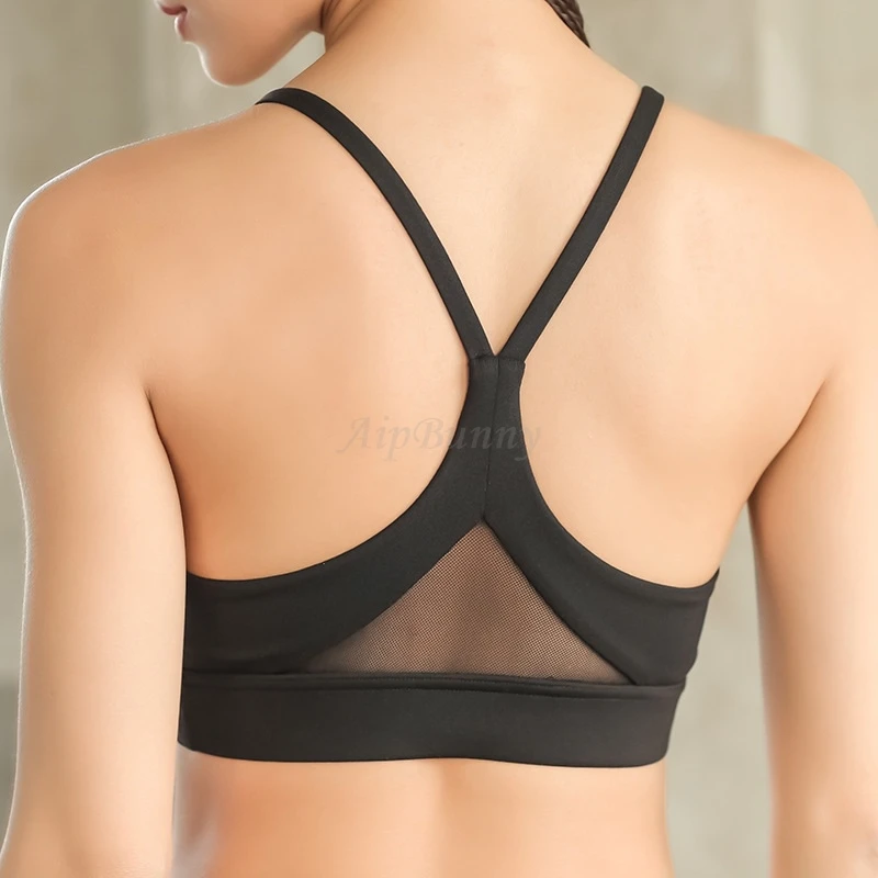 Дышащий охлаждающий сухой женский спортивный бюстгальтер с перекрестной