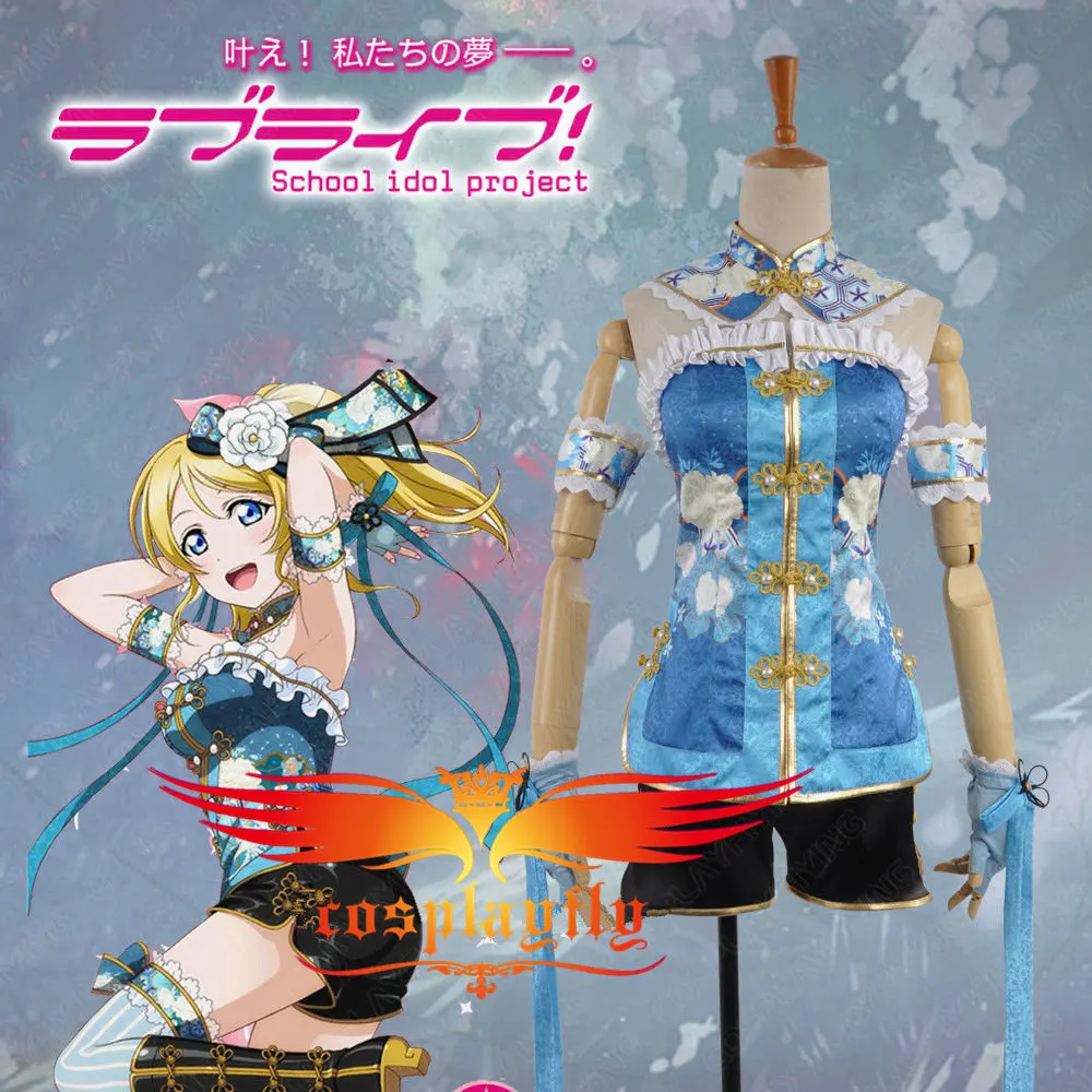 Аниме Love Live! Платье для косплея в китайском стиле Пробуждение Эли аяза Звезды