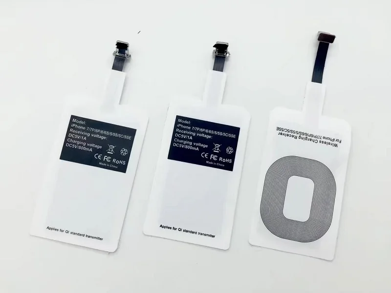QI Стандартный мобильный телефон беспроводной зарядный приемник для iPhone7 6s plus 5s