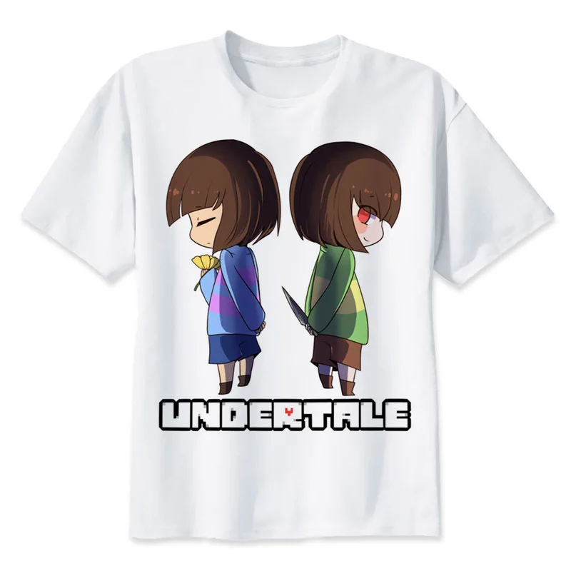 undertale 2018 fashion short t shirt printed Funny t-shirt men tops MR1237 | Мужская одежда