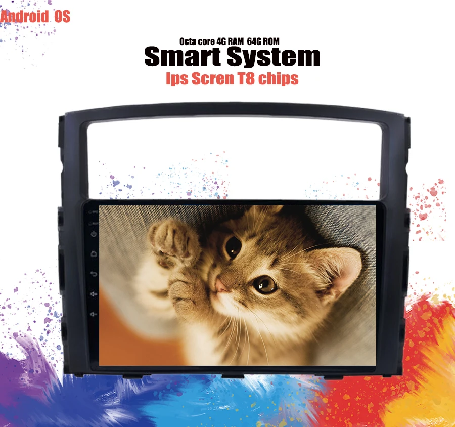 Головное устройство 9 &quotAndroid 10 0 HD 6G/128G Sim LTE Восьмиядерный автомобильный DVD GPS Радио