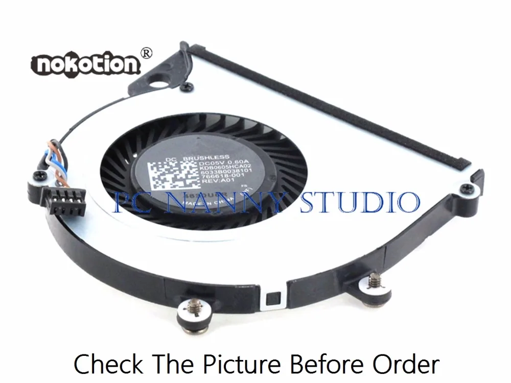 NOKOTION для Pro X2 612 G1 766618 001 Вентилятор охлаждения кулер работает|cpu cooler|fan cpu coolerfan |