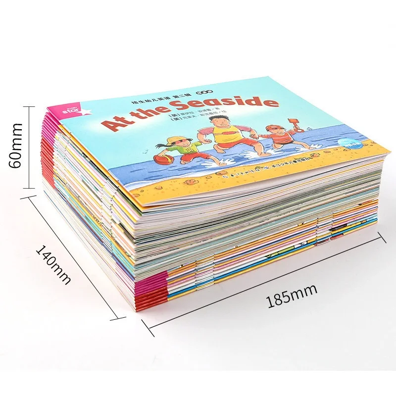 35 книг/набор раннего Educactioal на английском языке чтение книжка с картинками
