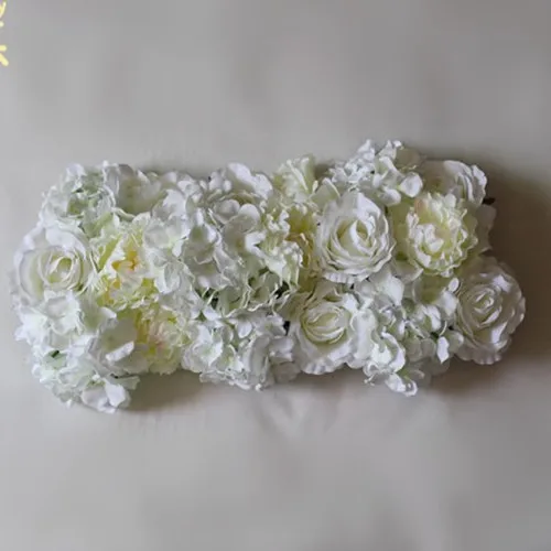 22 TONGFENG Свадебные 3D Цветочные стеновые панели искусственный шелк Роза Пион свадебное оформление украшение цветок бегун Свадьба 10 шт./партия - Цвет: 22
