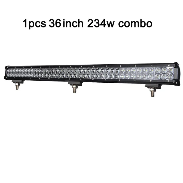 234w Combo 4 7 12 17 20 28 36-44 дюйма внедорожный светодиодный бар головной светильник бар комбинированный луч для 4x4 УАЗ ATV грузовик внедорожник 12V 24V светодиодный рабочий светильник - Цвет: 234w Combo
