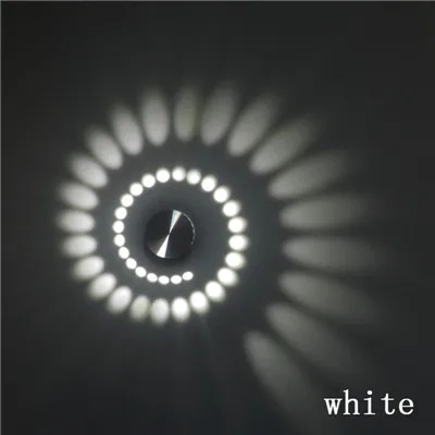white light Современный светодиодный потолочный светильник, 3 Вт, RGB, настенный светильник для художественной галерея, украшение на передний балкон, светильник для крыльца, светильник для коридоров - Цвет корпуса: white light