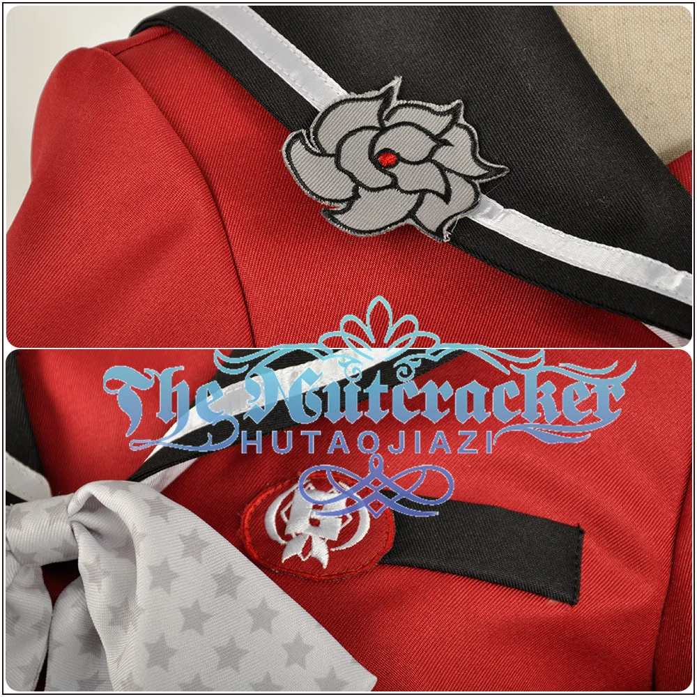 Костюм для косплея харукава Маки из Danganronpa V3: Killing Harmony красный матросский костюм