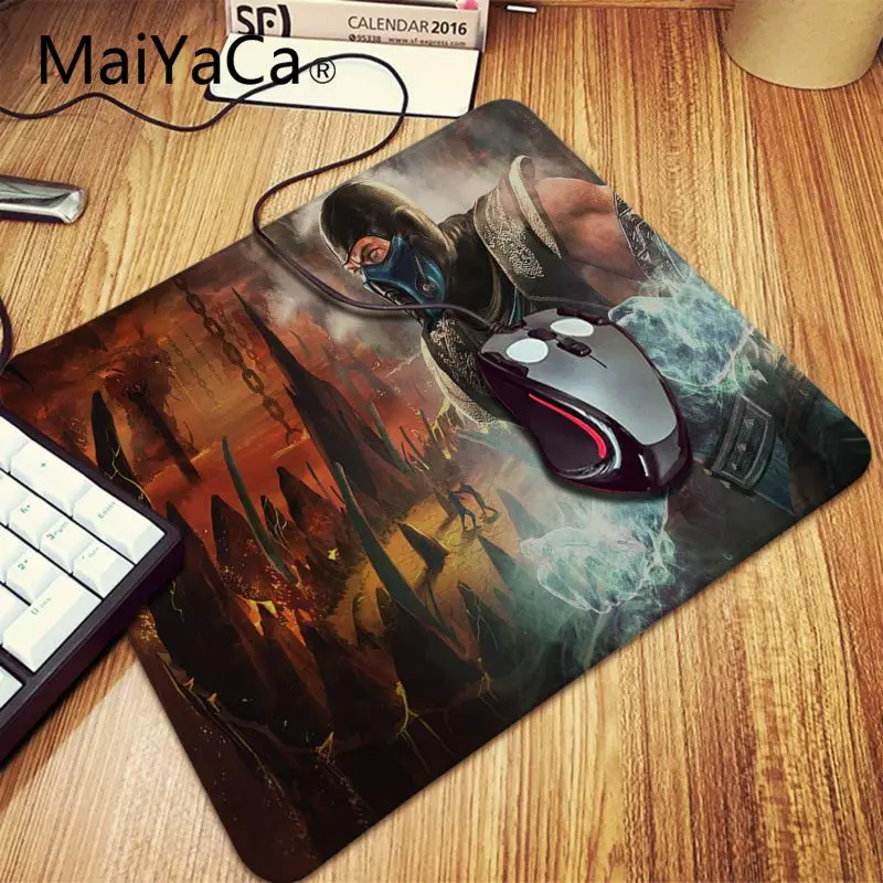Игровой коврик для мыши MaiYaCa Mortal Kombat с логотипом игровой мультипликационным
