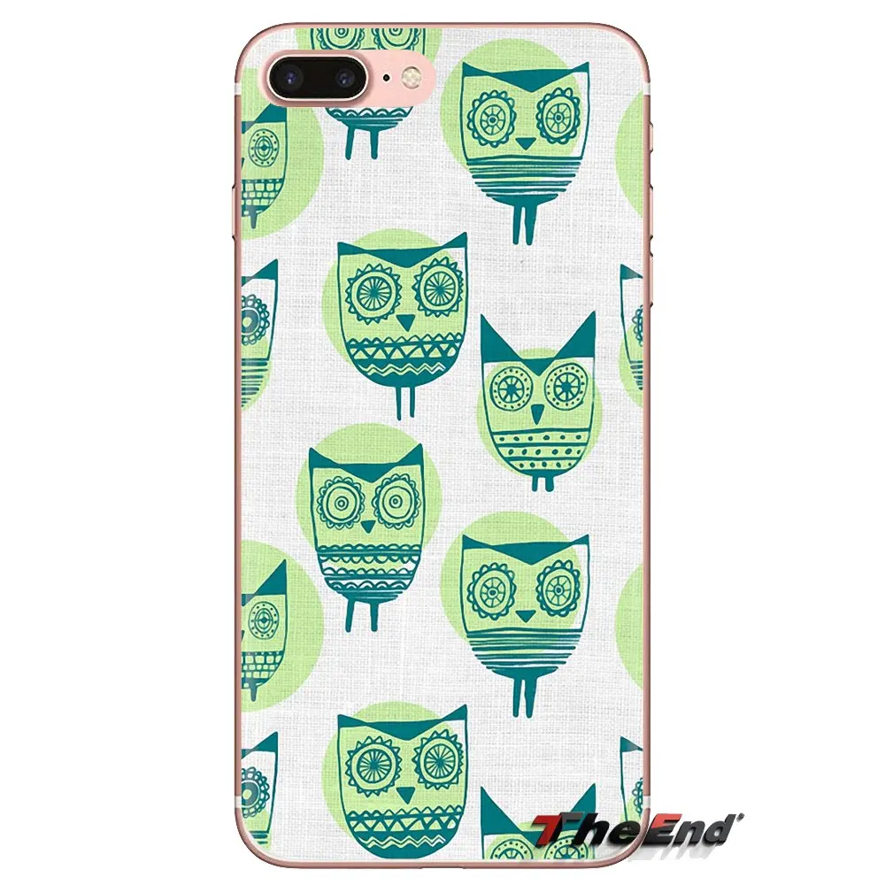 Совы коллаж рисунок прозрачные мягкие чехлы для Samsung Galaxy A3 A5 A7 A9 A8 Star A6 Plus 2018 2015 2016