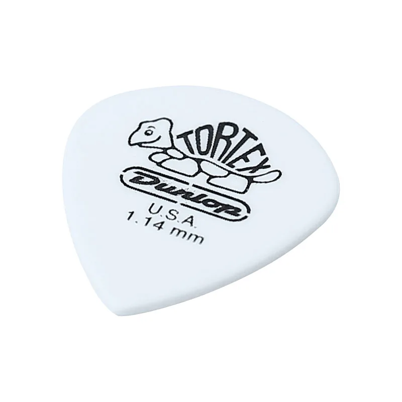 1 шт. Dunlop Tortex медиатор для гитары s Белый медиатор для бас-гитары Акустические электрические аксессуары классические медиаторы для гитары s - Цвет: 1.14mm