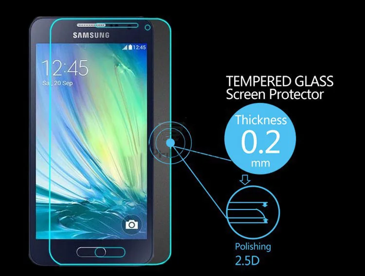 Потрясающее закаленное стекло 10 шт./лот для защиты экрана от царапин Samsung Galaxy E5 E500